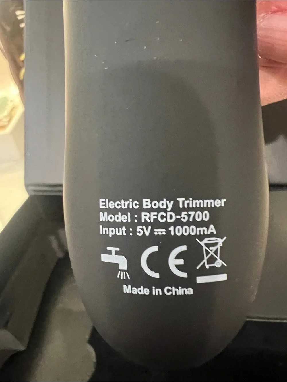 Dual-Head Groin & Body Grooming Trimmer - Black. New for men and women
